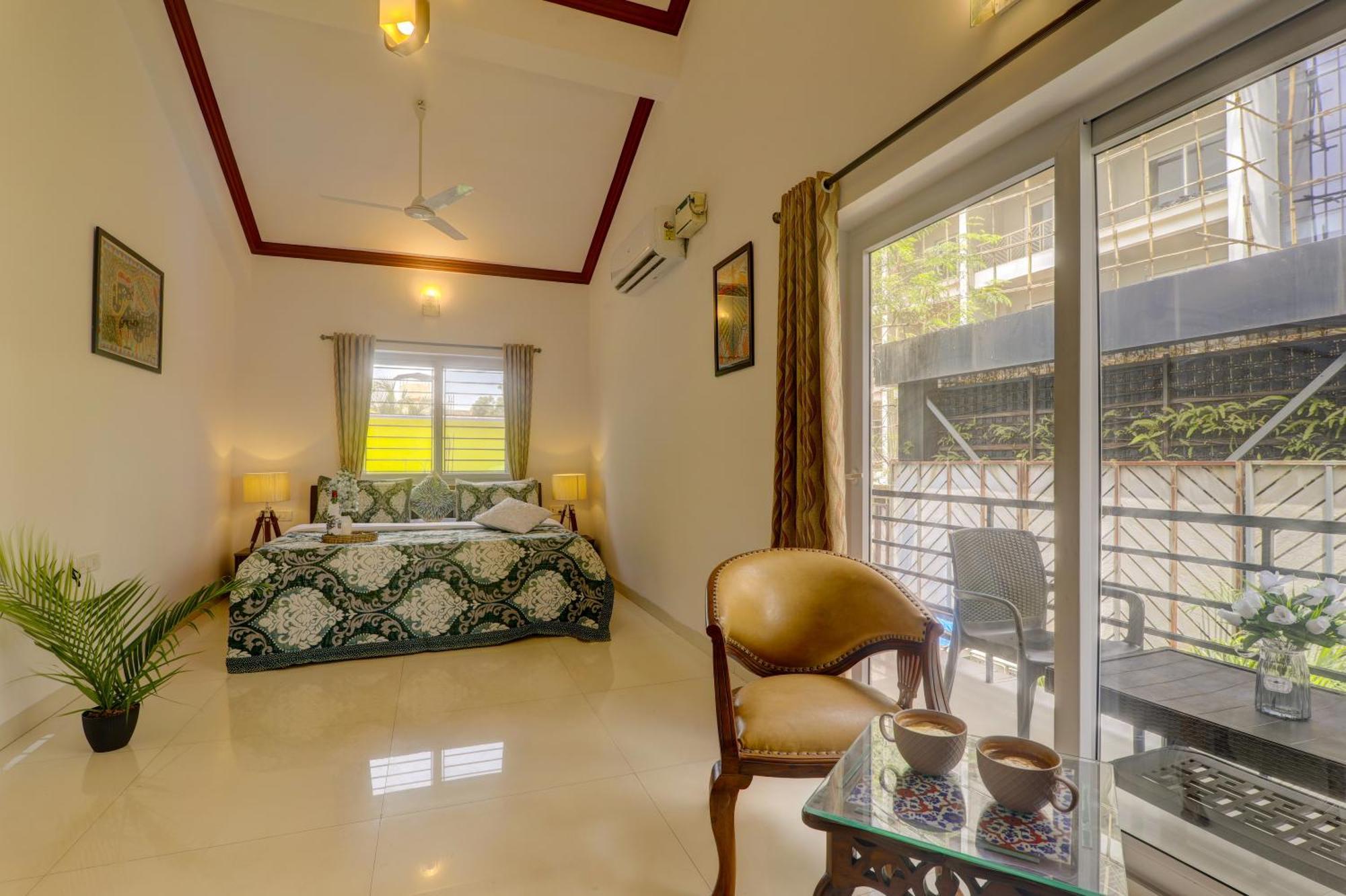 Ludo Private Pool Villa, Wifi-Caretaker-Parking, North Goa Baga Exteriör bild