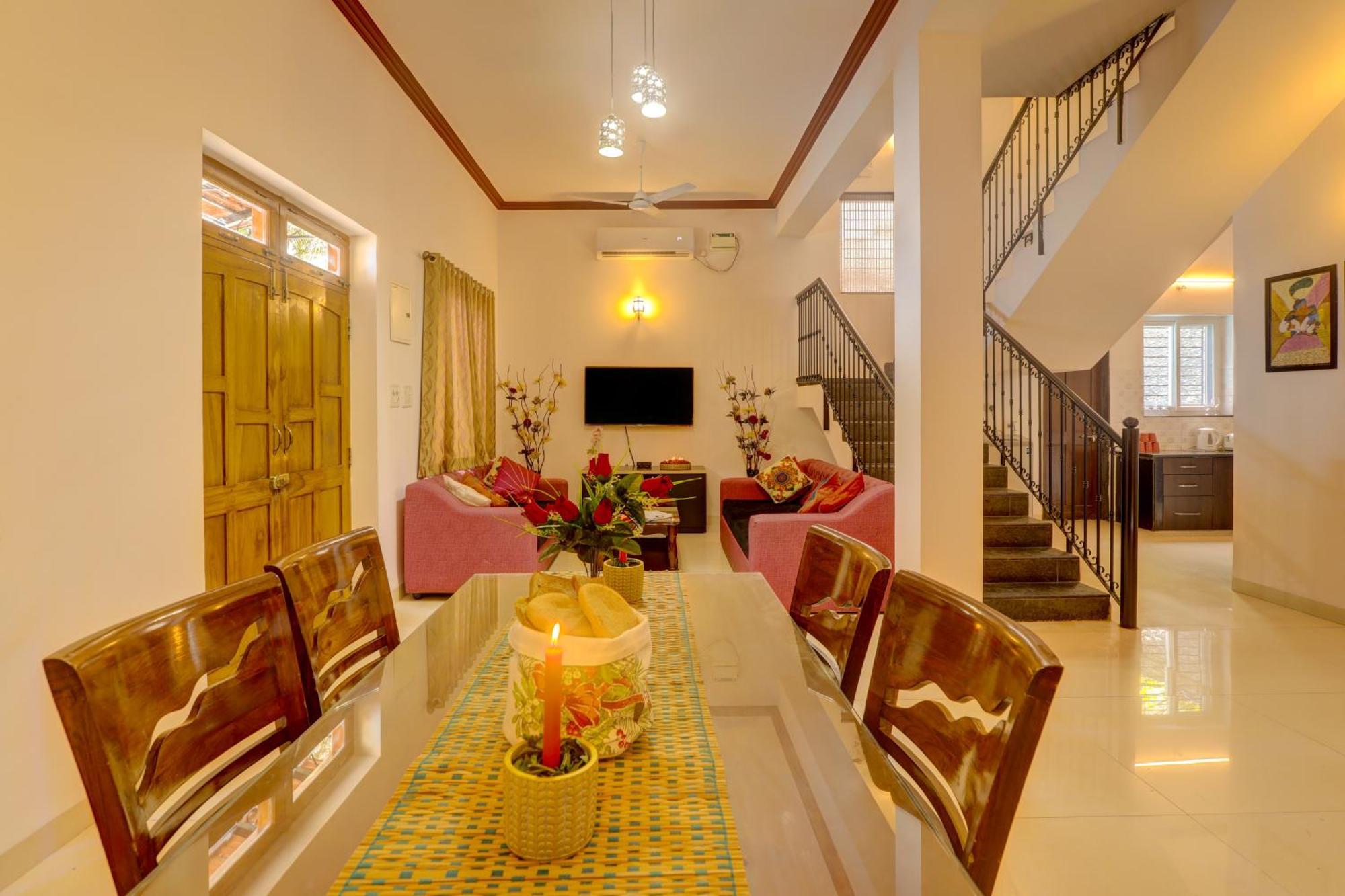 Ludo Private Pool Villa, Wifi-Caretaker-Parking, North Goa Baga Exteriör bild